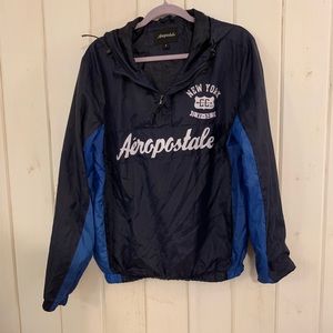 Aeropostale’s men rain jacket with a hoodie